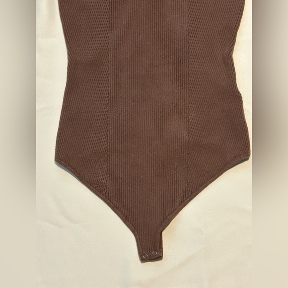 NWT Abercrombie and Fitch Ribbed Sweater Sweetheart Bodysuit - XL - Picture 4 of 12